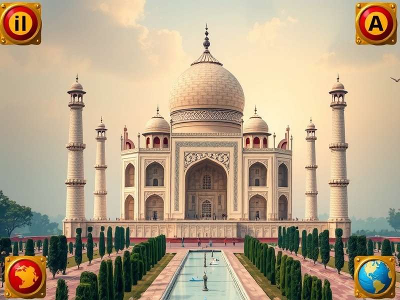 Taj Mahal Puzzle Glory advanced levels