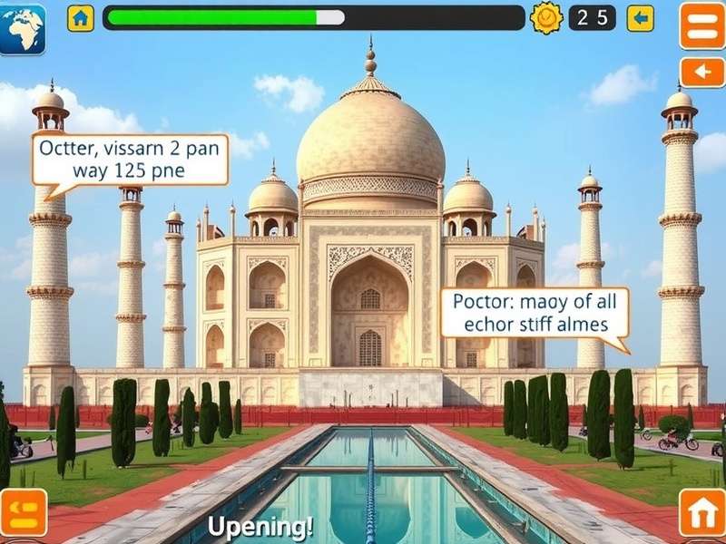 Taj Mahal Puzzle Glory gameplay screenshot